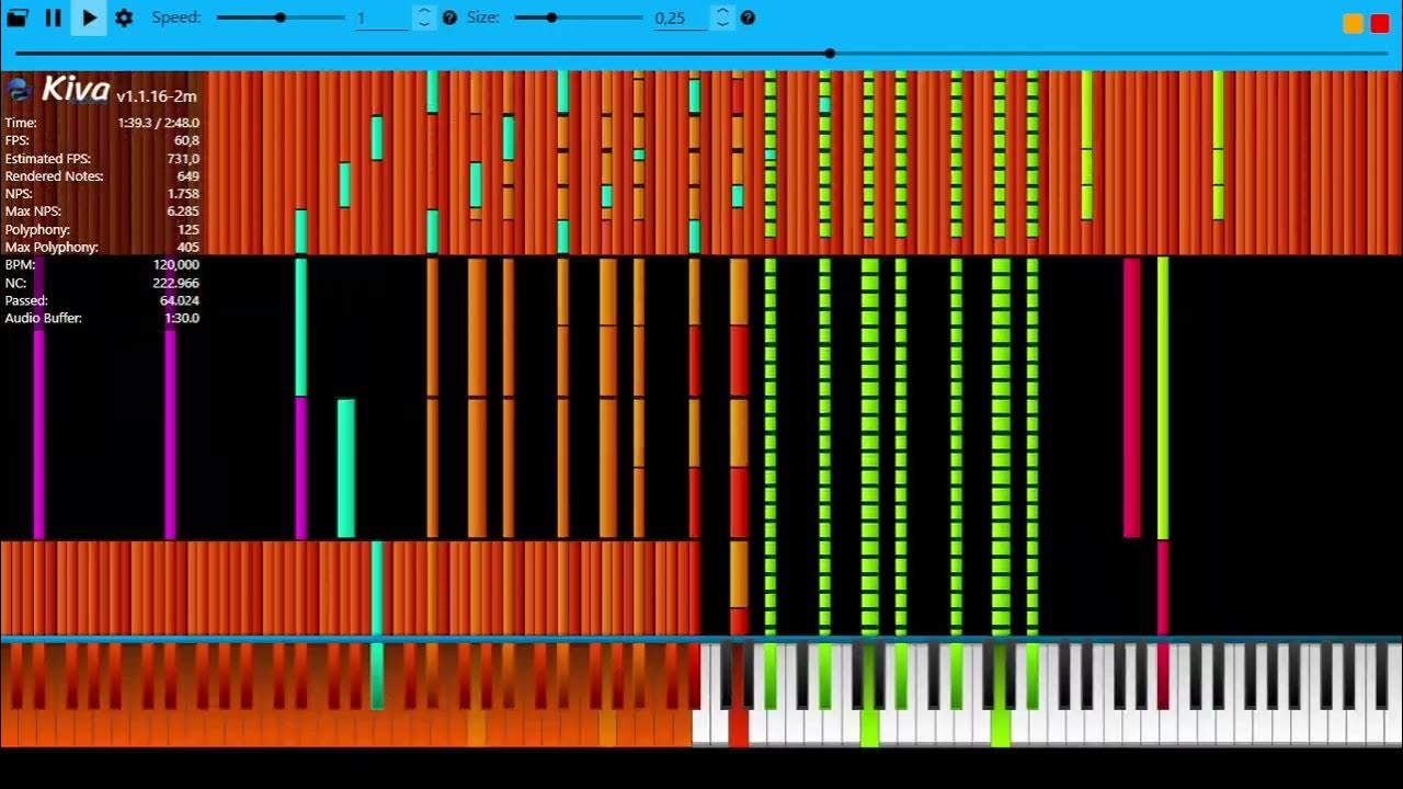 Black Midi Random Midi 222K Notes YouTube