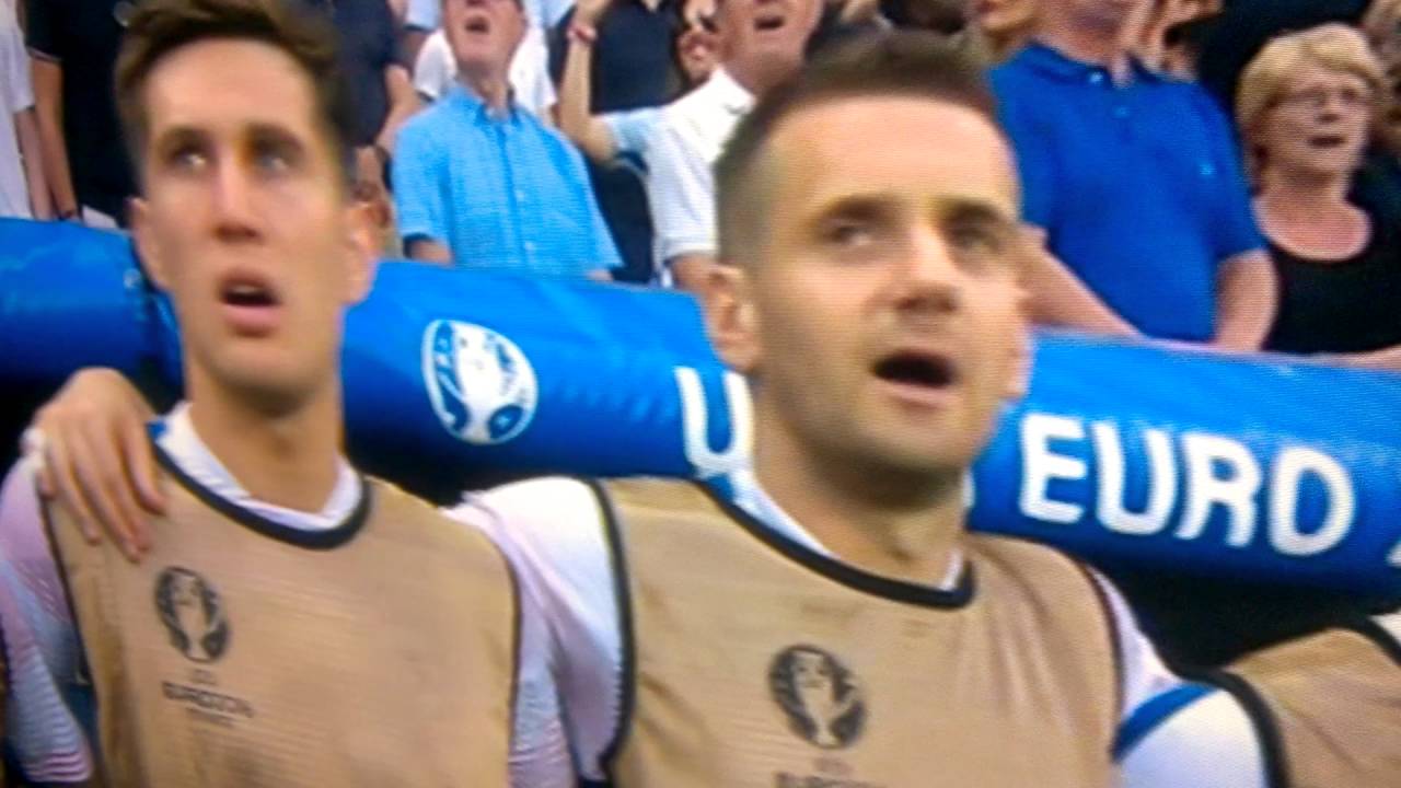 Euro 2016 INGHILTERRA Vs ISLANDA Ottavi Di Finale God Save The Queen L 