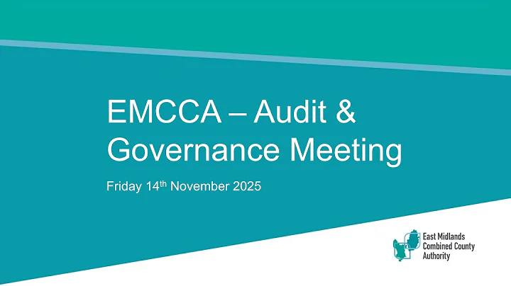 EMCCA Audit & Governance Committee From The 14th November 2025