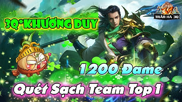 [ 3Q Củ Hành ] Thầy Bi Cầm Khương Duy 1200 Dame Gặp Team Top Cao Thủ 1 Quẹt Cả Team Bạn Nằm im
