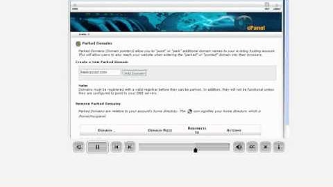 nicehost 11º tutorial cpanel - Parked Domains