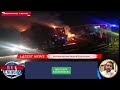 Trailer Fire Near Pakistan Chowk Khan Pur – Rescue Operation Ongoing