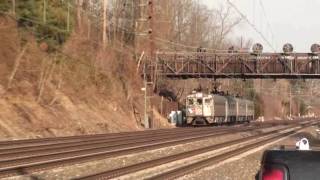 SEPTA Deadheads and Amtrak Keystone Train 647 at Devon in HD