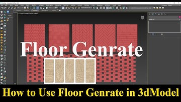 How to install Floor Generator Plugin|Using Floor Generator plugin for 3ds max