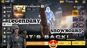 Legendary Snowboard - Sand Storm Full Draw CODMOBILE