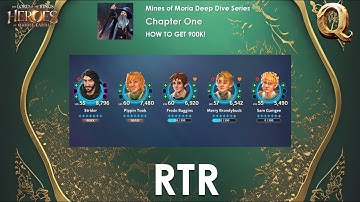 Road to Rivendell | Mines of Moria Raid Chapter 1 | LotR: Heroes of Middle Earth