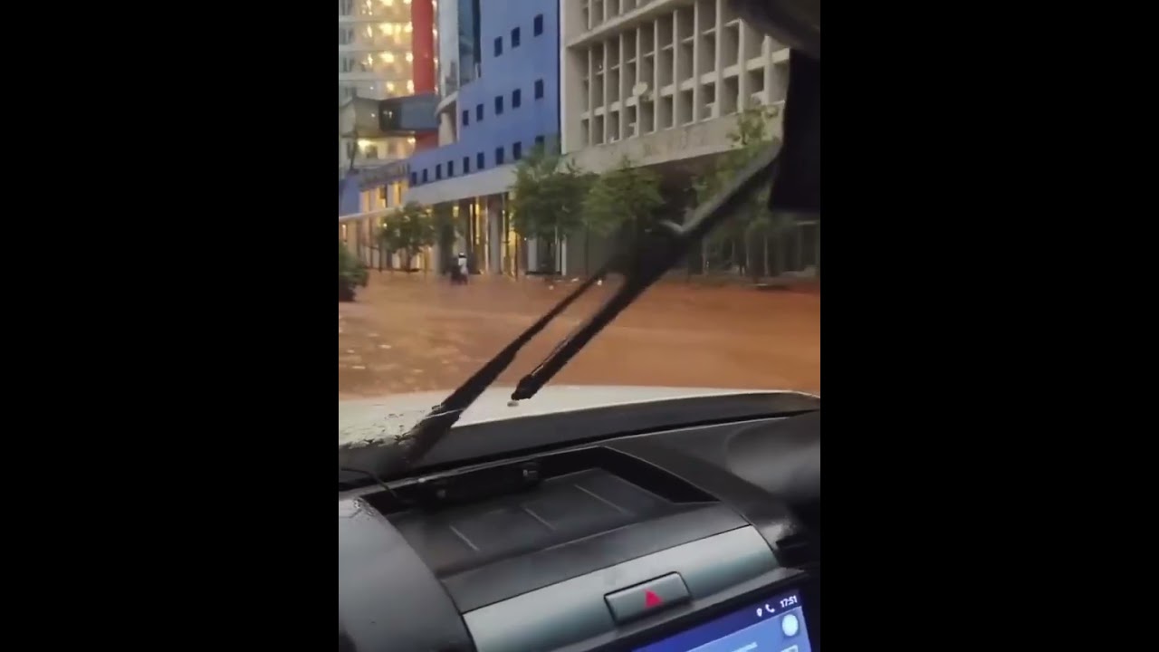 Chuvas fortes e intensas hoje 07 de Março 2026,  na cidade de Maputo (Moçambique )