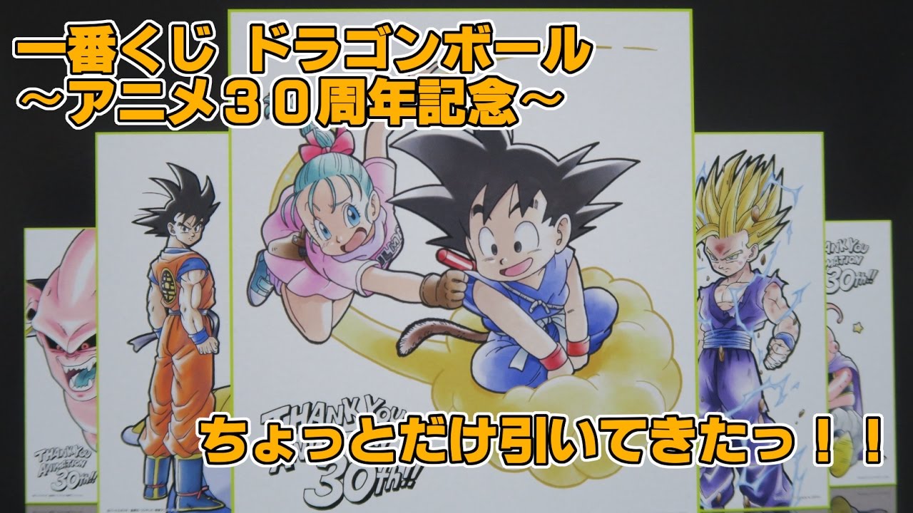 一番くじ ドラゴンボール～アニメ30周年記念～をちょい引きっ！上位 