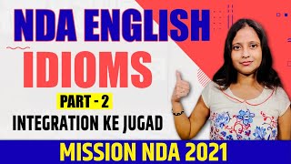 NDA ENGLISH | Part - 2 IDIOMS and PHRASES | NDA 1 2021 | how to score 180+ in nda english | MJs | screenshot 5