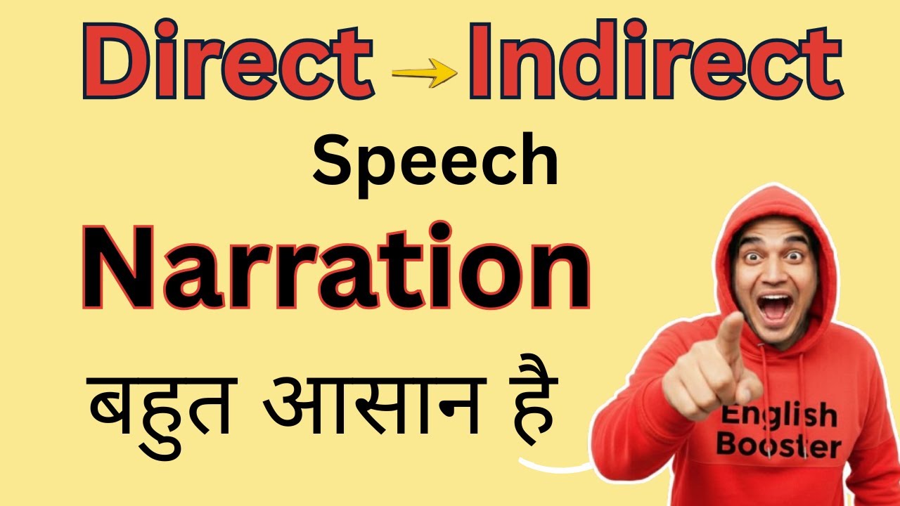 Direct and Indirect Speech in English | How to Change Direct speech to Indirect Speech, English Rule