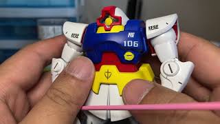 【ガンプラ成長日記vol.1】ドムが地球連邦軍機だったら。