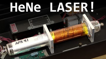 Turning on the HeNe Laser in my FTIR Spectrometer!