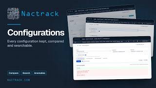 Network configuration backup: compare, search and anomalies | NacTrack