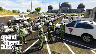 Pengawalan Konvoi Polisi Militer Dari Istana PRESIDEN! GTA 5 Mod Indonesia by Mpnub Gaming 40,551 views 3 months ago 19 minutes