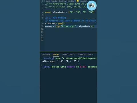 JavaScript Mastery: Different Methods for Adding and Removing Elements ...