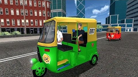 Modern Tuk Tuk Auto Rickshaw Driving Games - Tuk Tuk Driving Simulator #6 - Android Ios Gameplay