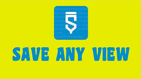 How to save any view as image in Sketchware