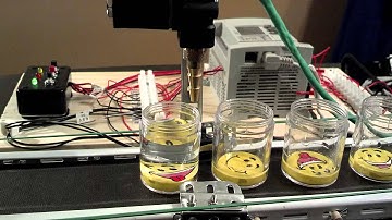 Conveyor Belt filling station using PLC