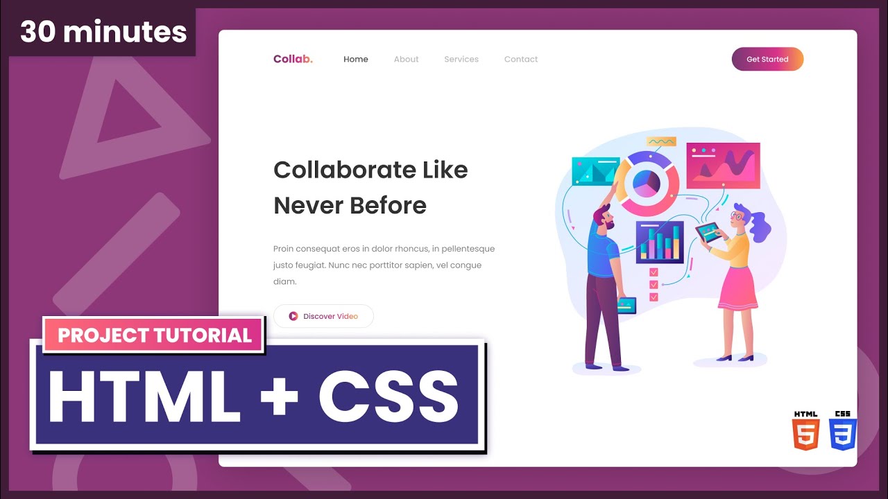 Build A Responsive Website Using HTML And CSS In 30 Minutes