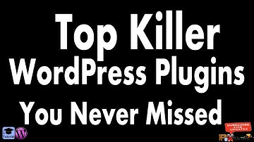 Top 6 WordPress Killer Plugins || best free || must have for blogs
