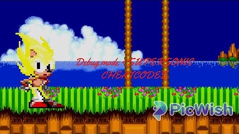 Supersonic and debug mode in sonic 2 for IOS AND ANDROID