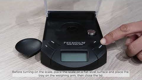 Carat Scale 100n (PCS-100n) - Intro and Powering Up