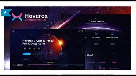 Hoverex | Cryptocurrency & ICO WP Theme | Themeforest Templates