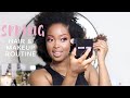 GRWM: MY CURRENT 4C NATURAL HAIR AND MAKEUP ROUTINE FOR SPRING 2020 | TSHEGO MAKOE