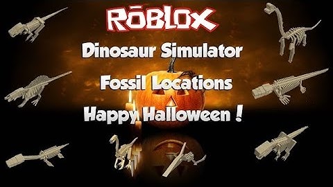 How to have/get all the fossil skin in Dinosaurs Simulator!!