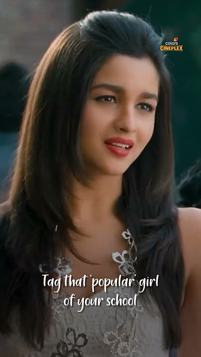 Yes, we dare you to tag her! 🤭👀 | #AliaBhatt #studentoftheyear #colorscineplex