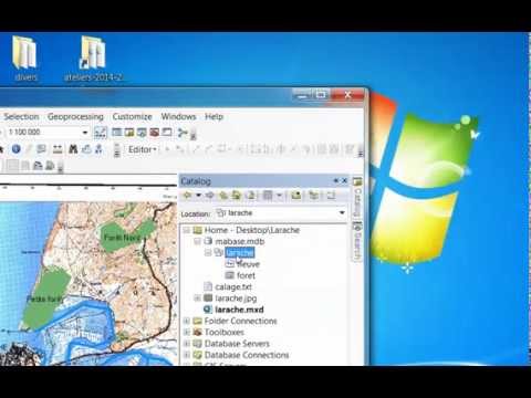 Tutoriel 7 - ArcGIS : Exporter et importer les données au format shapefile