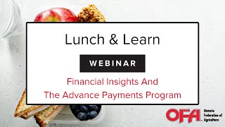OFA Lunch and Learn - Financial Insights and the Advance Payments Program
