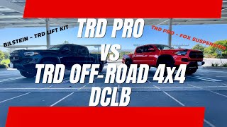 Tacoma  TRD PRO vs TRD OFFROAD 4x4  WHICH ONE IS KING?