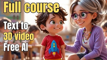 Free AI Tools to Create 3D Animated Videos from Text | Complete Guide