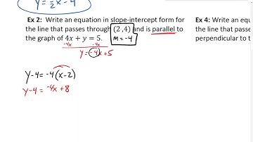 3.4 Notes: Parallel and Perpendicular Lines