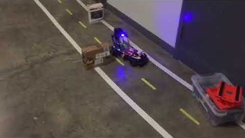 Autonomous Vehicle: Obstacle Avoidance w/ Lidar - Clip 1