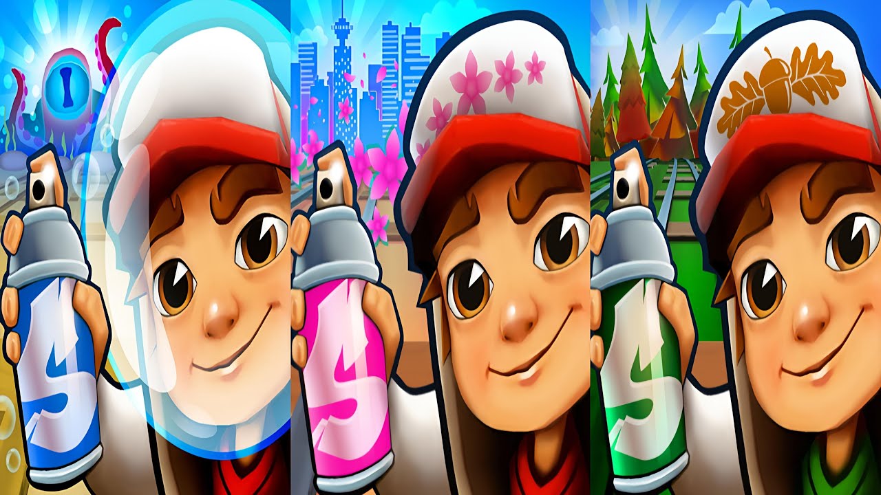 Subway Surfers : Vancouver 2021 🆚 Vancouver 2022 🆚 Underwater 2023