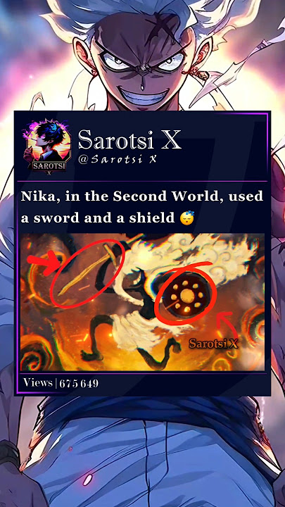 Nika currently does not need any weapons #nika #luffy #zoro #sanji #onepiece