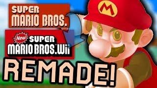 Super Mario Bros REMADE in New Super Mario Bros. Wii! | Newer Super Mario All-Stars Revived #1