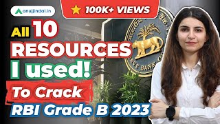 Sources Used by RBI Grade B Topper Karnima Maam | RBI Grade B 2024 Preparation Strategy | RBI 2024