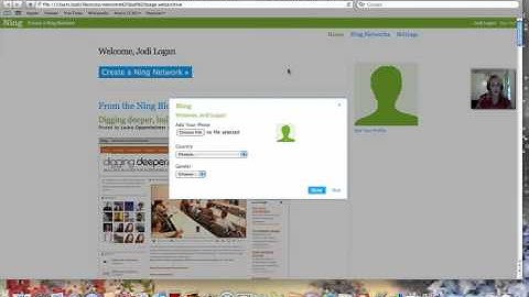 Creating a Ning.com Account