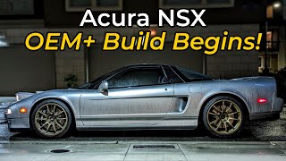 Building my Dream OEM+ Acura NSX  SakeBomb Garage Suspension and Brake Upgrades!