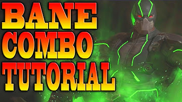 Injustice 2 BANE COMBOS! - BANE COMBO TUTORIAL