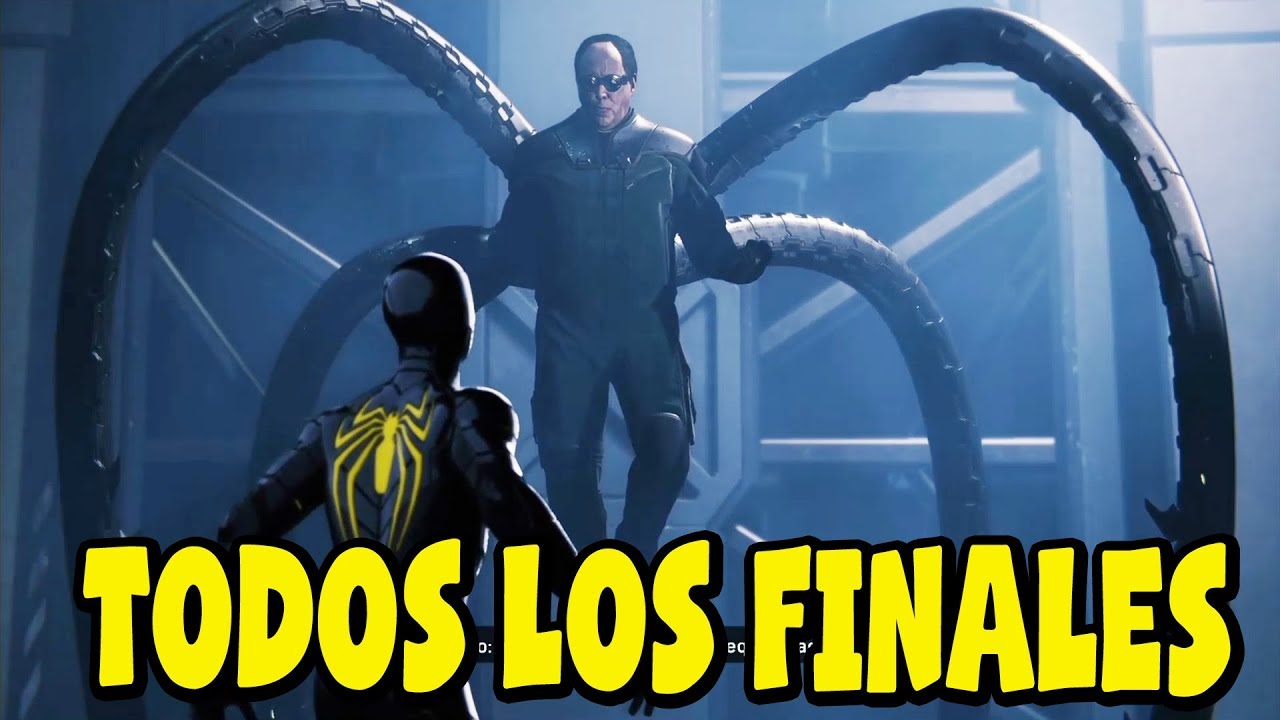 Spider Man - Todos los finales - Pelea Final - Spiderman vs Doctor Octopus  - Español Latino - PS4 - YouTube