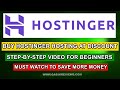 How To Buy Hostinger Hosting at Discount - Step-By-Step Guide For Beginners