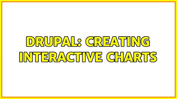 Drupal: Creating Interactive Charts (2 Solutions!!)