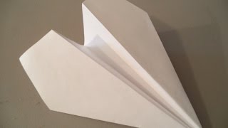 How to Fold the World's Farthest Flying Paper Plane (Designed by John Collins)
