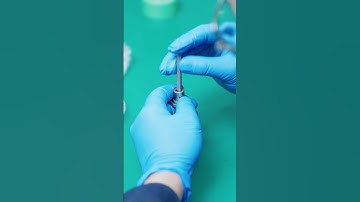 Assembling a finger-sized precision ball screw🤓 #assembly #screw