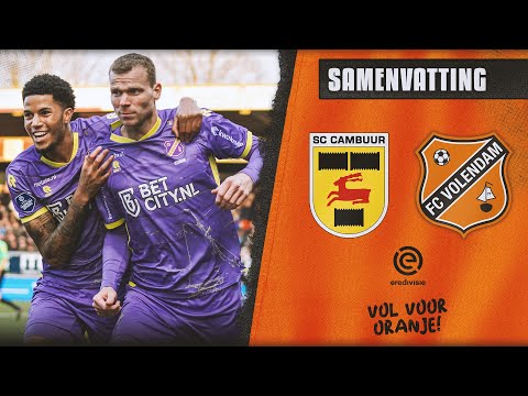 Cambuur Volendam Goals And Highlights