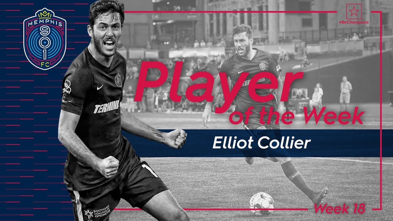 USL Championship Player of the Week - Elliot Collier, Memphis 901 FC ...